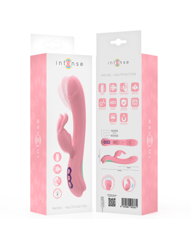 INTENSE RACHEL VIBRADOR RABBIT 5 VIBRACIONES ROSA