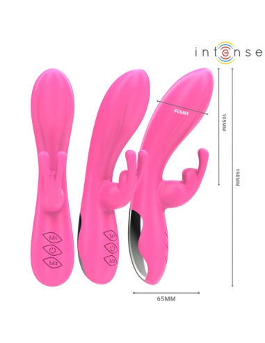 INTENSE RANDALL VIBRADOR RABBIT 10 VIBRACIONES ROSA