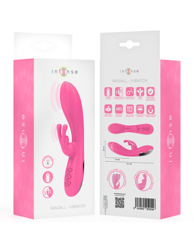INTENSE RANDALL VIBRADOR RABBIT 10 VIBRACIONES ROSA