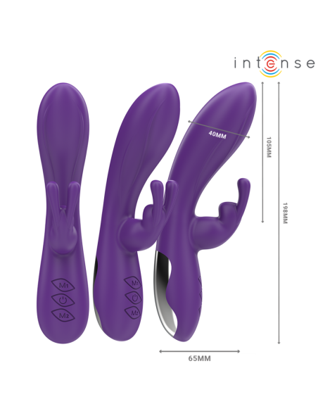 INTENSE RANDALL VIBRADOR RABBIT 10 VIBRACIONES MORADO