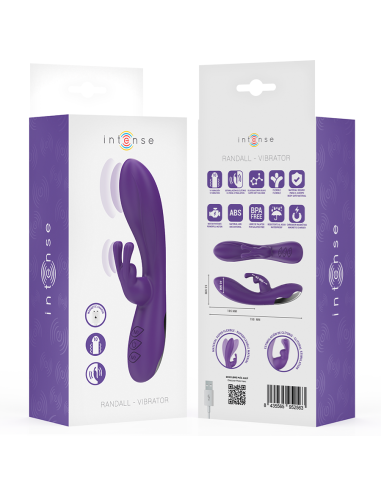INTENSE RANDALL VIBRADOR RABBIT 10 VIBRACIONES MORADO