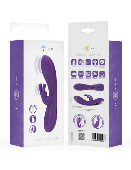 INTENSE RANDALL VIBRADOR RABBIT 10 VIBRACIONES MORADO