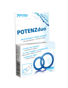 JOYDIVISION POTENZDUO ANILLOS PARA PENE AZUL M 2
