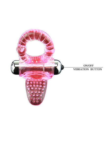 BAILE SWEET ABS 10 RITMOS RING ANILLO PENE VIBRADOR ROSA BAILE SWEET ABS 10 RITMOS RING ANILLO PENE VIBRADOR ROSA