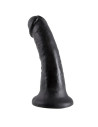 KING COCK 6 PENE NEGRO 152 CM