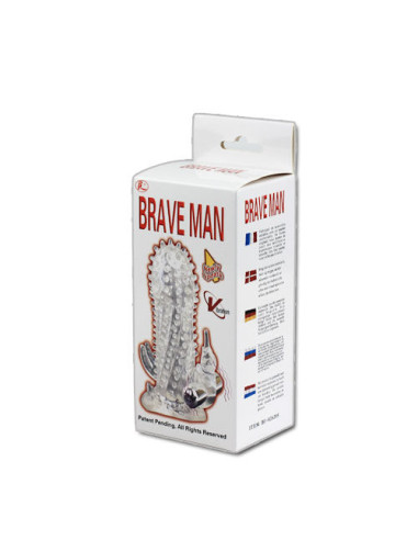 BAILE BRAVE MAN EXTENSION PENE VIBRADOR RABBIT