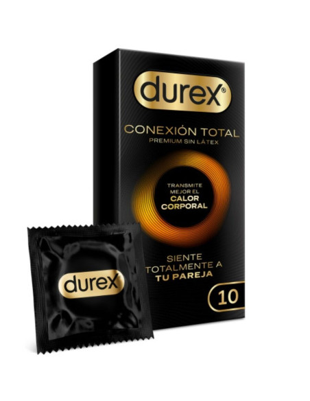 DUREX CONEXIAN TOTAL ULTRA FINO PLUS SIN LATEX 10 UNIDADES