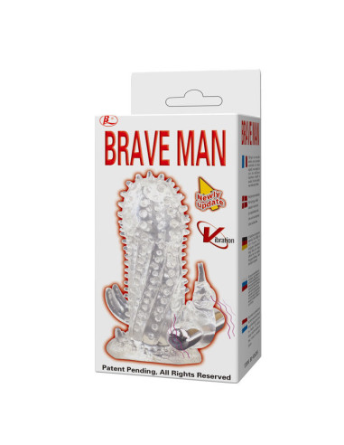 BAILE BRAVE MAN EXTENSION PENE VIBRADOR RABBIT