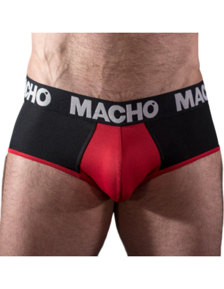 MACHO MS26N SLIP NEGRO ROJO S