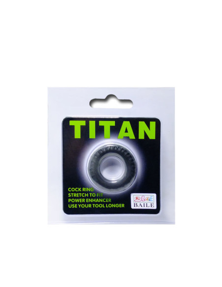 BAILE TITAN COCKRING BLACK GREEN 2 CM BAILE TITAN COCKRING BLACK GREEN 2 CM