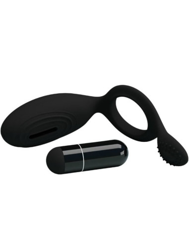 PRETTY LOVE ETHEL ANILLO VIBRADOR CON ESTIMULADOR
