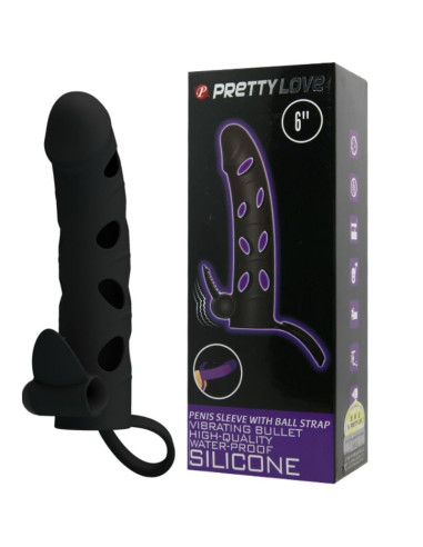 PRETTY LOVE FUNDA SILICONA CON VIBRACION 152 CM