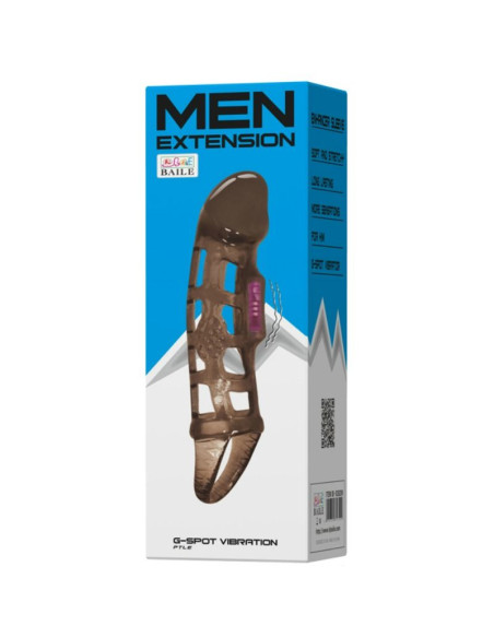 BAILE FUNDA EXTENSORA PENE CON VIBRACION Y STRAP 135 CM BAILE FUNDA EXTENSORA PENE CON VIBRACION Y STRAP 135 CM