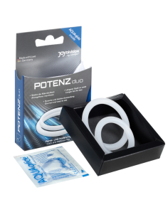 JOYDIVISION POTENZDUO ANILLOS PARA PENE BLANCO M 2