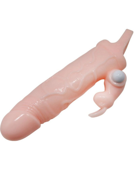 BAILE BRAVE MAN FUNDA PENE CON RABBIT VIBRADOR 165 CM NATURAL BAILE BRAVE MAN FUNDA PENE CON RABBIT VIBRADOR 165 CM NATURAL