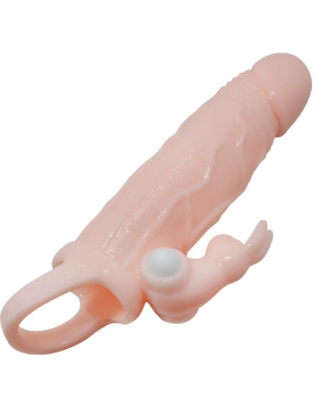 BAILE BRAVE MAN FUNDA PENE CON RABBIT VIBRADOR 165 CM NATURAL BAILE BRAVE MAN FUNDA PENE CON RABBIT VIBRADOR 165 CM NATURAL