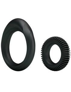 BAILE KIT 2 ANILLOS SILICONA RING MANHOOD 2