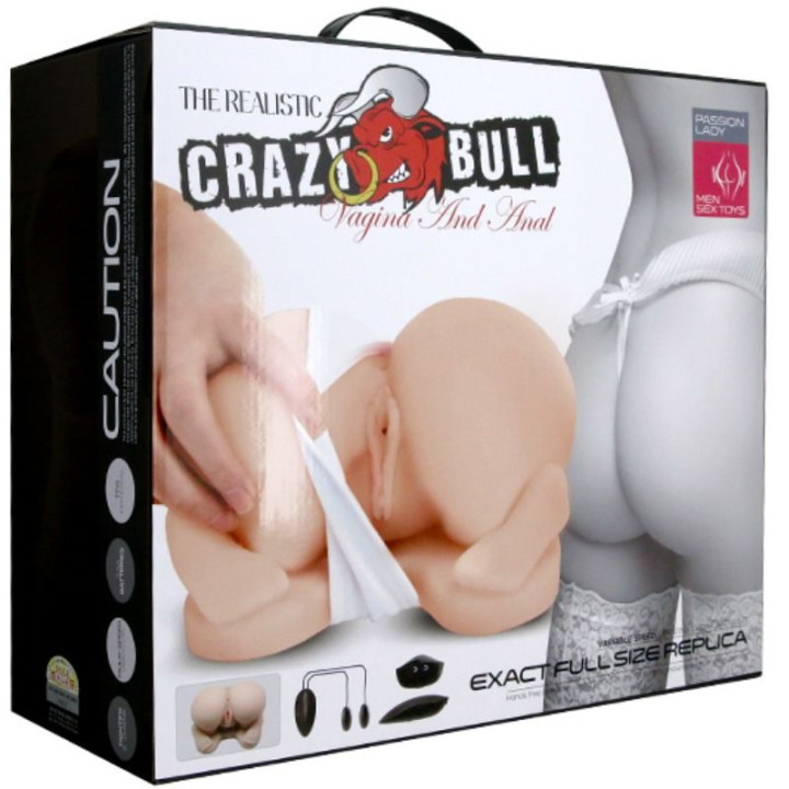 CRAZY BULL TRASERO REALISTICO POSICION PERRITO DOBLE CANAL