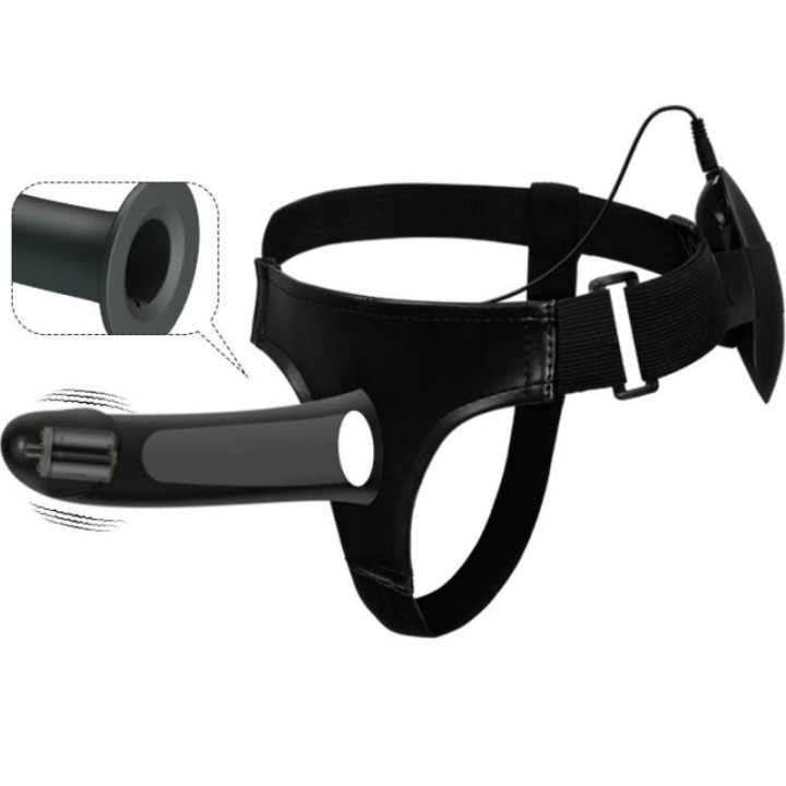 PRETTY LOVE VITO STRAP ON CON DILDO HUECO Y VIBRACION 173 CM