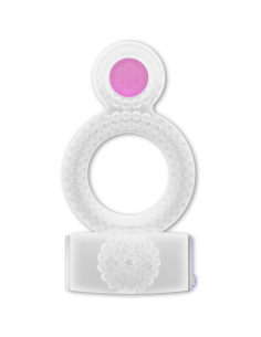CASUAL LOVE RING DOUBLE PLEASURE ANILLO TRANSPARENTE