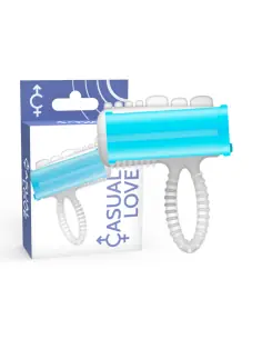 CASUAL LOVE RING TONGUE VIBRATING AZUL 2