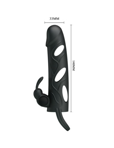 PRETTY LOVE FUNDA SILICONA CON VIBRACION 14 CM 20