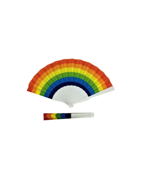 PRIDE ABANICO MADERA BANDERA ARCOARIS