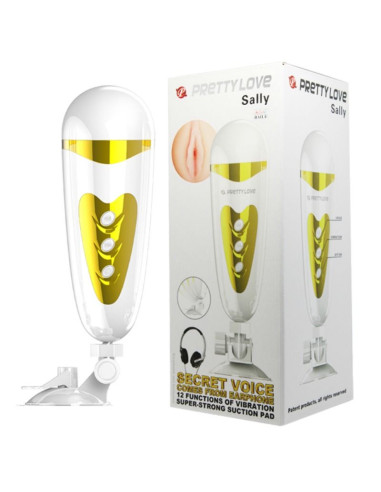 PRETTY LOVE SALLY MASTURBADOR VIBRACION Y SONIDO
