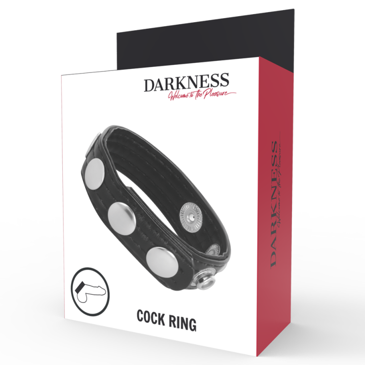 DARKNESS LEATHER ANILLO ERECCION