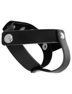 DARKNESS ANILLO DE PIEL PARA PENE Y TESTICULOS 2