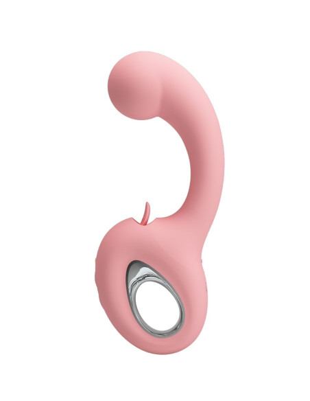 PRETTY LOVE ERYNNYES VIBRADOR PUNTO G ESTIMULADOR CLATORIS 10 VIBRACIONES ROSA
