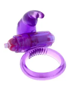 SEVEN CREATIONS ANILLO VIBRADOR DE SILICONA LILA