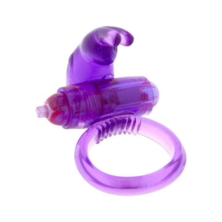 SEVEN CREATIONS ANILLO VIBRADOR DE SILICONA LILA
