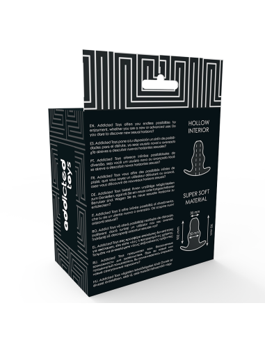 ADDICTED TOYS DILATADOR ANAL MEDIANO 11 CM TRANSPARENTE