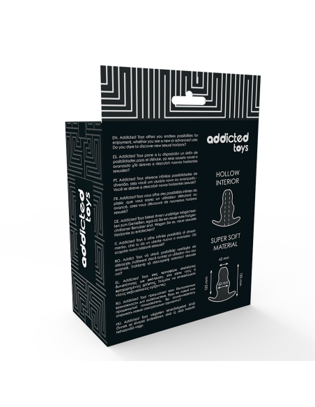 ADDICTED TOYS DILATADOR ANAL GRANDE 13 CM TRANSPARENTE ADDICTED TOYS DILATADOR ANAL GRANDE 13 CM TRANSPARENTE