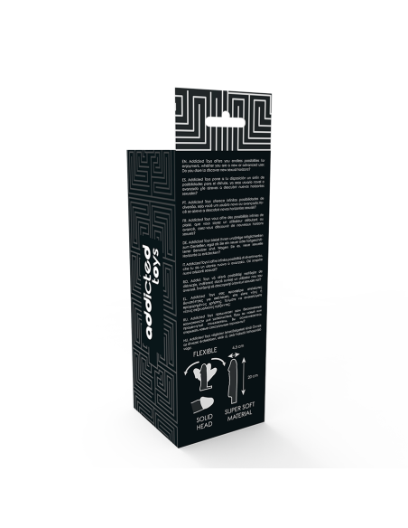 ADDICTED TOYS EXTENSOR PARA EL PENE NEGRO ADDICTED TOYS EXTENSOR PARA EL PENE NEGRO