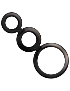 ADDICTED TOYS SET ANILLOS PENE Y TESTICULOS AHUMADO 2