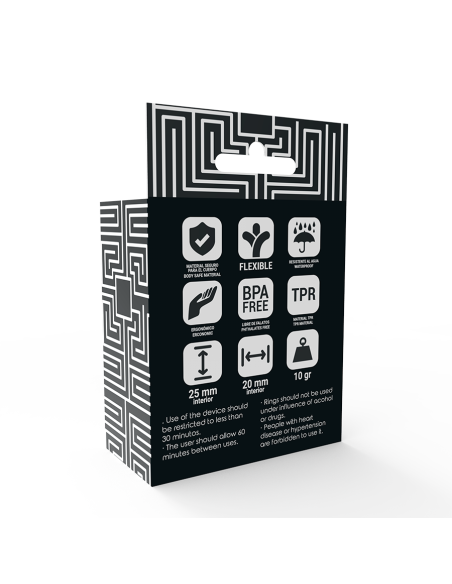 ADDICTED TOYS SET 3 ANILLOS PENE NEGRO