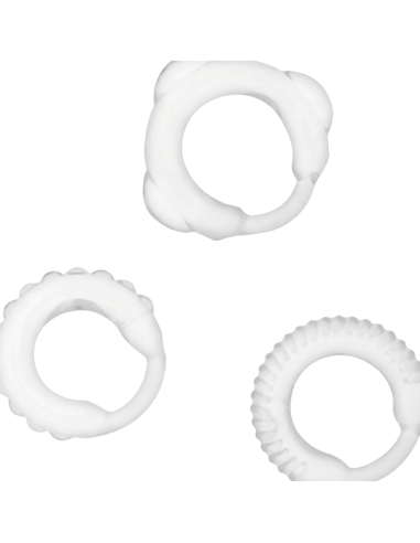 ADDICTED TOYS SET 3 ANILLOS PENE CLEAR