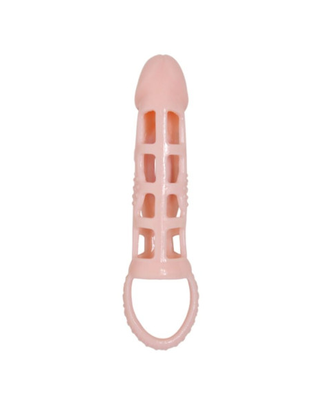 BAILE FUNDA EXTENSORA PENE CON VIBRACION Y STRAP NATURAL 135 CM BAILE FUNDA EXTENSORA PENE CON VIBRACION Y STRAP NATURAL 135 CM
