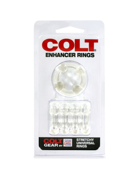 CALEXOTICS COLT ENHANCER RINGS ANILLOS PARA EL PENE TRANSPARENTES CALEXOTICS COLT ENHANCER RINGS ANILLOS PARA EL PENE TRANSPARENTES