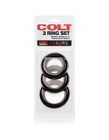 CALEXOTICS COLT SET 3 ANILLOS PENE Y TESTICULOS