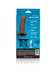CALEXOTICS ARNES CON DILDO HUECO MARRON 2