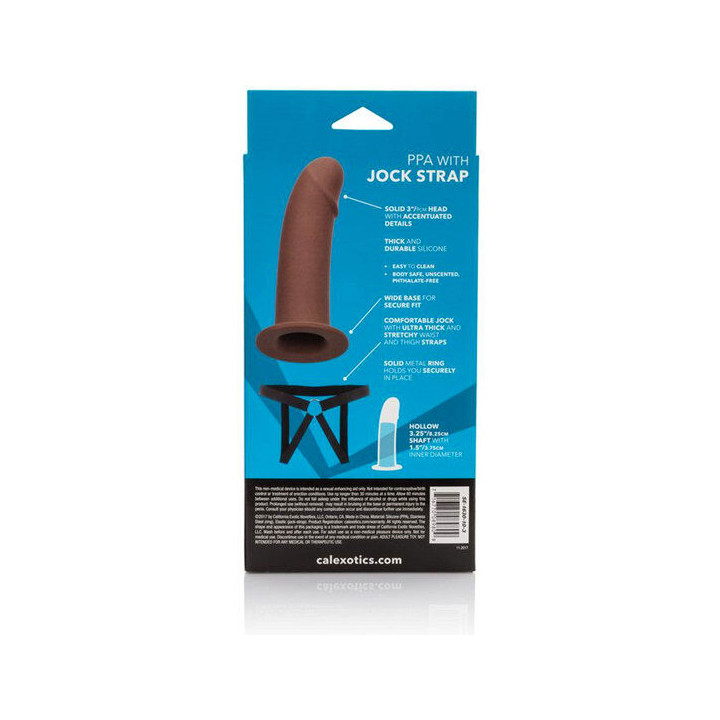 CALEXOTICS ARNES CON DILDO HUECO MARRON