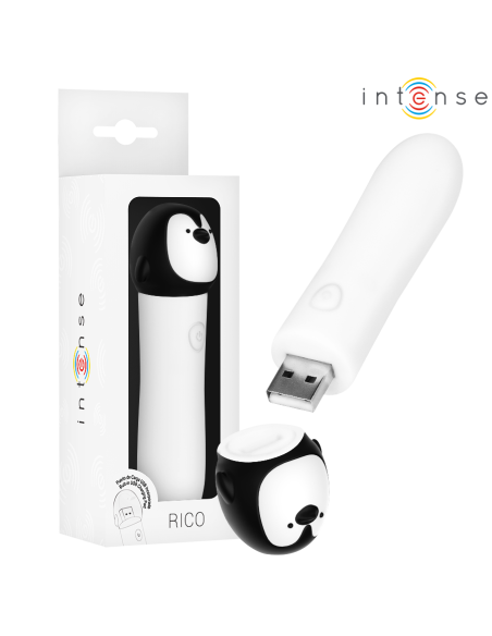 INTENSE RICO BALA VIBRADORA PINGAINO RECARGABLE USB 10 X 22 CM