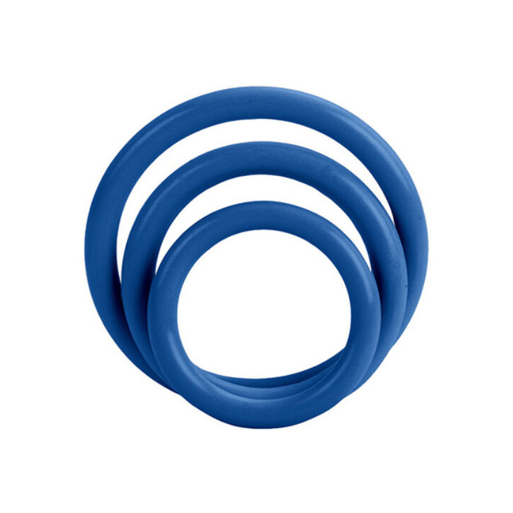 CALEXOTICS SET TRES ANILLAS AZUL ERECCION