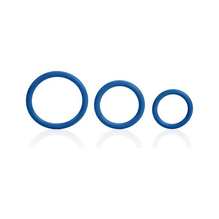CALEXOTICS SET TRES ANILLAS AZUL ERECCION