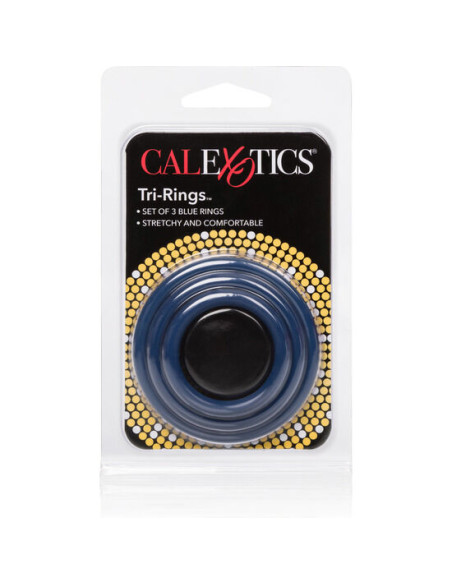 CALEXOTICS SET TRES ANILLAS AZUL ERECCION