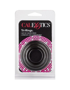 CALEXOTICS SET TRES ANILLAS NEGRO ERECCION 2