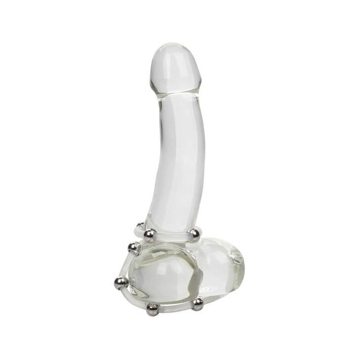 CALEXOTICS KIT DE 2 UDS ANILLO DE SILICONA CON CUENTAS DE ACERO